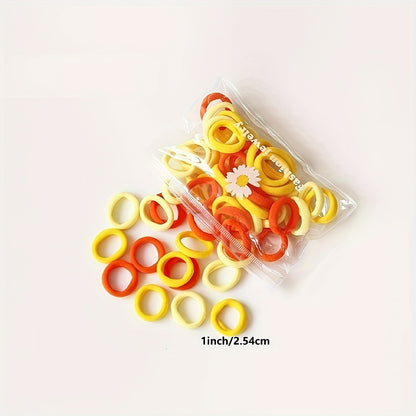 50pcs of Adjustable Hair Ties - Perfect for Women, Girls, Toddlers & Babies, Ideal choice for Gifts