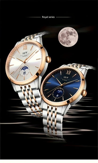 Carnival high-end brand mechanical watches for men stainless steel sapphire mirror fashion sports watches for men holiday gifts