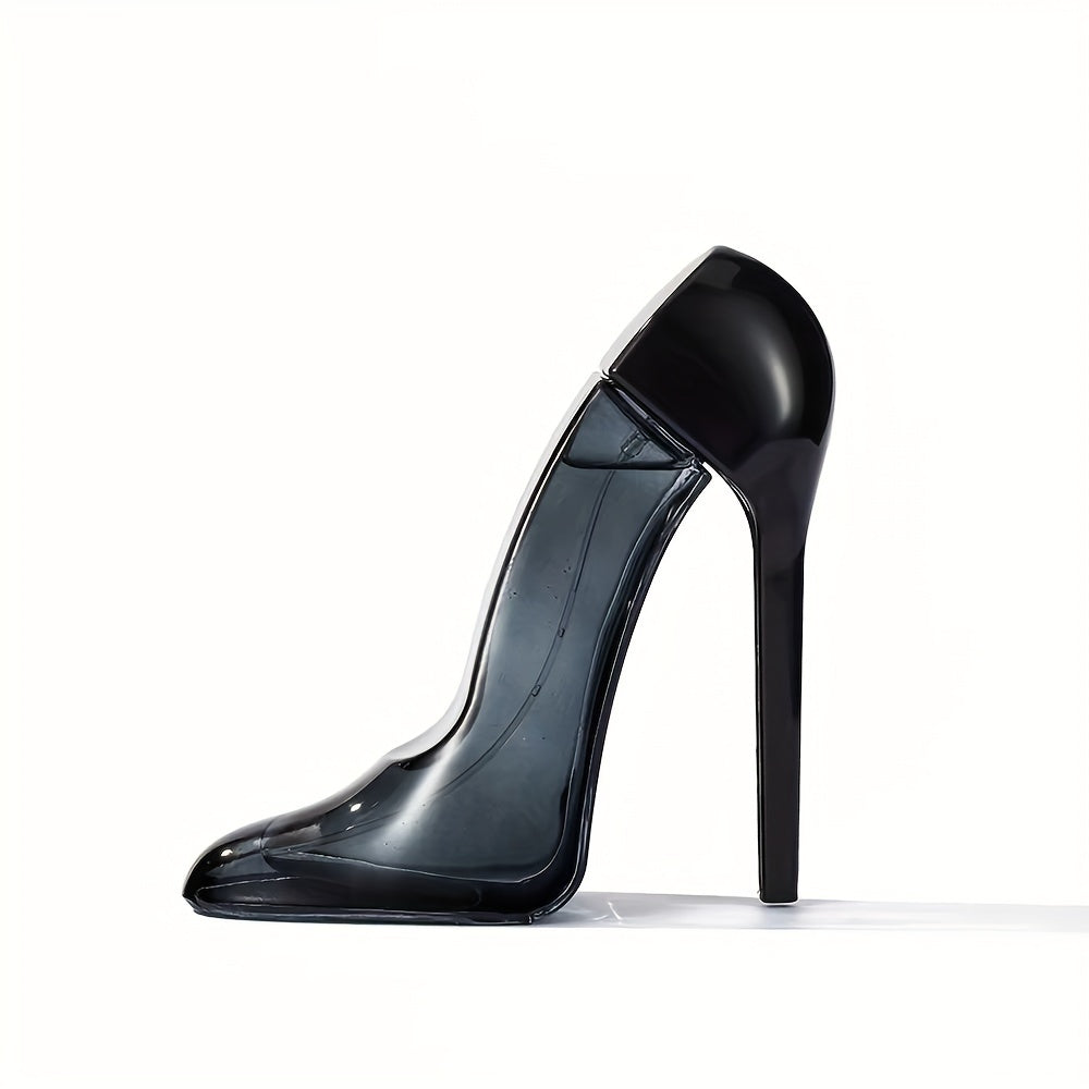 Elegant High Heel Women's Perfume - 3.04oz, Long-Lasting Jasmine Scent with Oriental Floral Notes, Alcohol-Based & Formaldehyde-Free