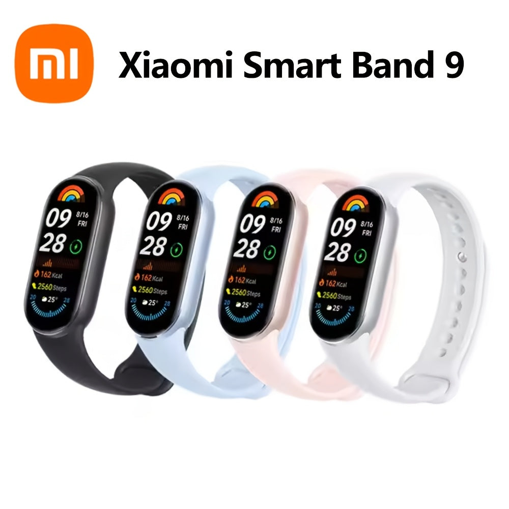 Xiaomi Smart Band 9 1.62inch AMOLED Display, Fitness Tracker, 233 MAh Battery, Up To 21 Days Of Battery Life, BT Wireless 5.4, 150+ SPorts Modes, All-Day Health And Fitness Monitoring, Smart Watch Fashion Watches For Men & Wo
