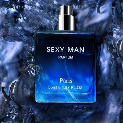 55ml Long-Lasting Eau De Parfum for Men - Refreshing Cologne Perfume with Seductive Scent, Perfect for Dating, Daily Life, and as a Thoughtful Christmas or Father's Day Gift for Him